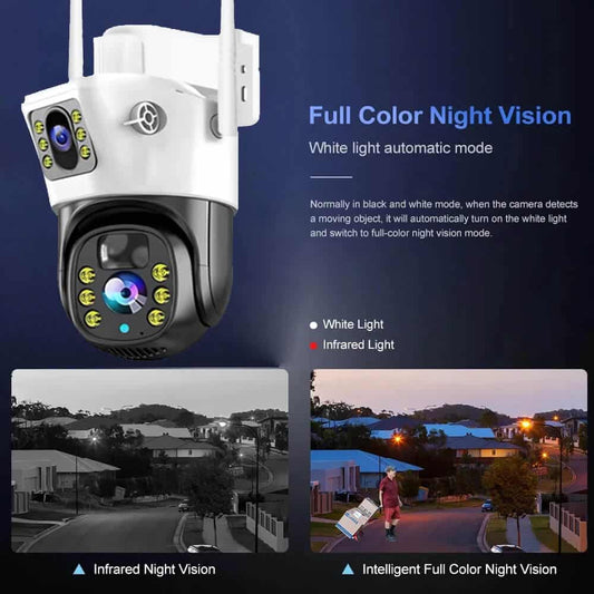 4G Sim Card Outdoor Wireless Solar Camera 8MP 4K