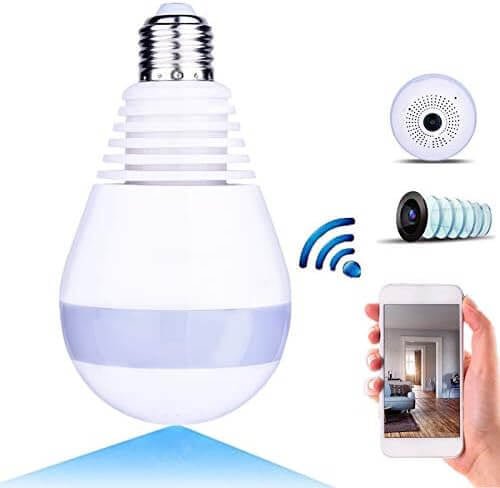 360 Degree IP Camera Light Bulb